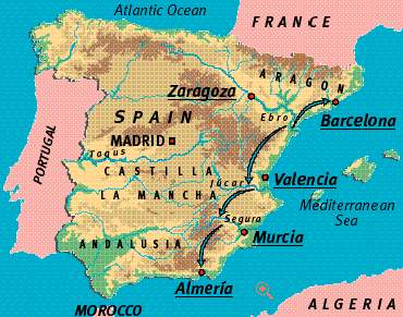 water ebro river map transfer spain delta plan proposed simplified national hydrological characteristics geographyfieldwork issues