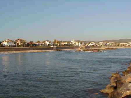 Sitges Beaches, Numbers 9, 10 and 11 after the storms, November 2001