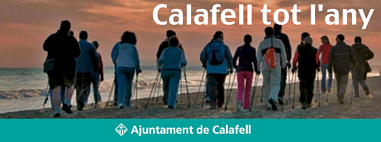 'Calafell, all year' - Calafell is a pioneer resort in Nordic walking