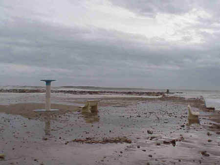 Sitges: a desolate scene