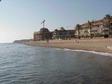 Sitges Beaches: Number 16, after the November storms, 2001