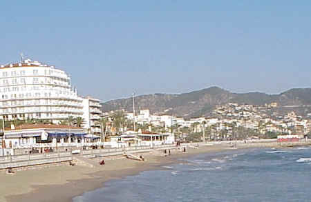 l'Estanyol beach Sitges, November 2001