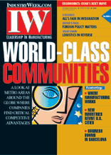 IndustryWeek's World-Class Manufacturing Communities Report, April 2001