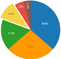Pie Chart with exploded sector