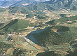 Aerial view of Garrotxa Volcanic park