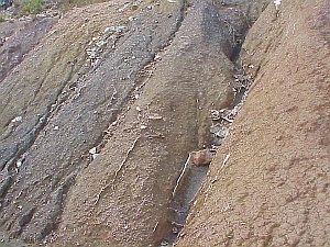 Gypsum deposits at Fumanya