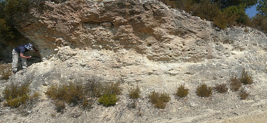 Miocene beds at Sant Pere de Ribes
