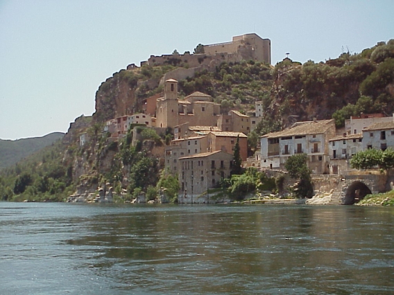 Miravet River Ebro Postcard
